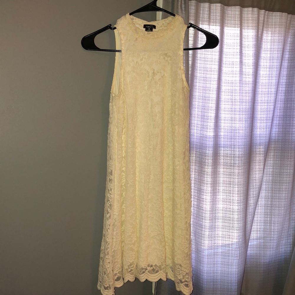White lace dress